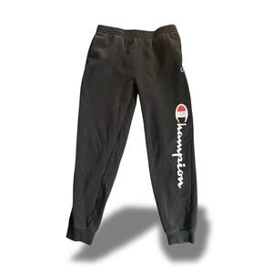 Champion Youth Kids XL Black Joggers Sweatpants with Logo
